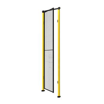 Dvere X-GUARD, vrátane stĺpikov a pletiva, s rámom, 2300x900 mm obrázok