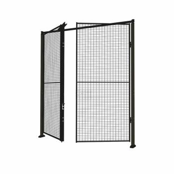 Dvojité dvere X-STORE s rámom, 2300x2000 mm, na cylindrický zámok obrázok