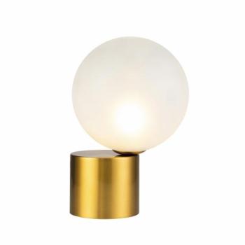 Estila Art-deco kovová stolná lampa Vidar zlatá 29cm obrázok