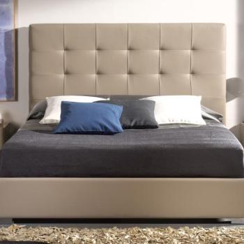 Estila Chesterfield kožená posteľ BELEN s prešívaným čelom a úložným priestorom 200cm obrázok