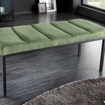 Estila Dizajnová čalúnená lavica Soreli zelený menčester 80cm obrázok