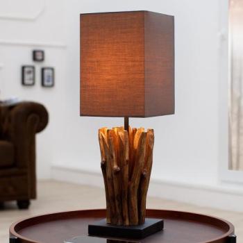 Estila Dizajnová hnedá lampa Euphoria 45cm obrázok