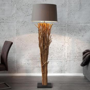 Estila Dizajnová luxusná stojaca lampa Euphoria 175cm hnedá obrázok