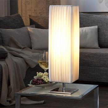 Estila Dizajnová moderná stojaca lampa Krieda 60 cm biela obrázok