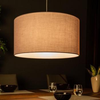 Estila Dizajnová okrúhla závesná lampa Cherire 50cm šedá obrázok