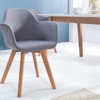 Estila Dizajnová retro stolička Copenhagen šedá obrázok