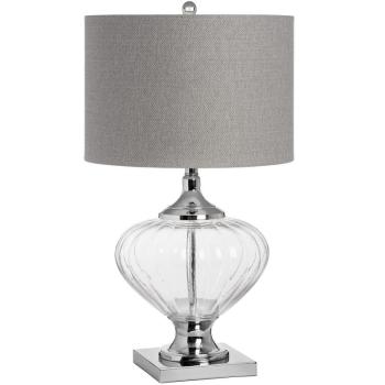 Estila Dizajnová sklenená stolová lampa Verona obrázok