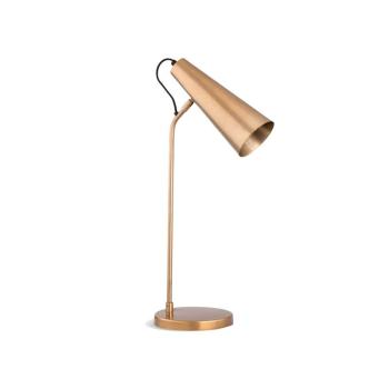 Estila Dizajnová stolná lampa Amira v zlatom prevedení s konštrukciou z kovu 70cm obrázok