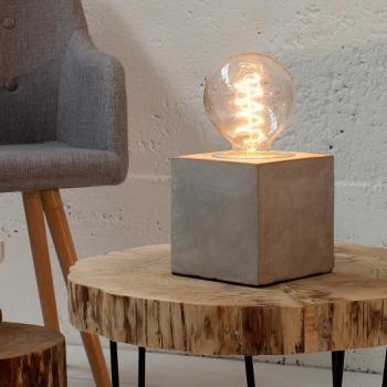 Estila Dizajnová stolná lampa Cement I obrázok