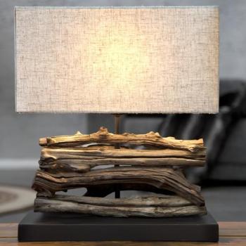 Estila Dizajnová stolná lampa Perifere 40cm béžová obrázok