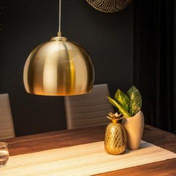 Estila Dizajnová závesná lampa Amaris zlatá 30cm obrázok