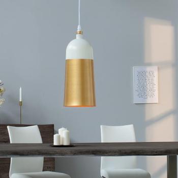 Estila Dizajnová závesná lampa Modern Chic zlatá obrázok