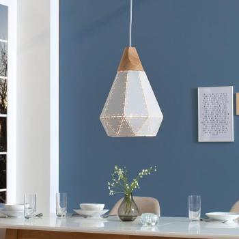 Estila Dizajnová závesná lampa Scandinavia biela obrázok