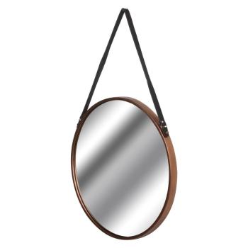 Estila Dizajnové závesné zrkadlo medené Rim 54cm obrázok