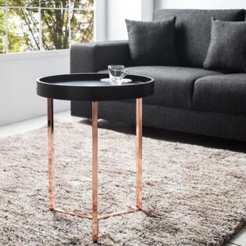 Estila Dizajnový elegantný konferenčný stolík Modul 40 cm čierny obrázok