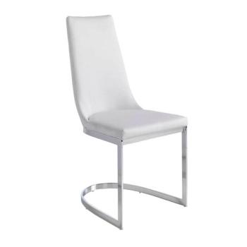 Estila Elegantná jedálenská stolička Vita Naturale s chromovou podstavou 96cm obrázok