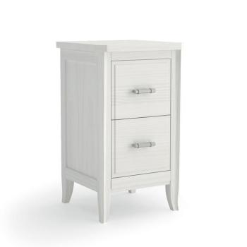 Estila Elegantný luxusný nočný stolík Genova s dvomi zásuvkami 67cm obrázok