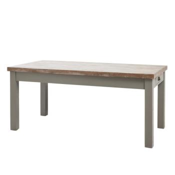 Estila Elegantný masívny jedálenský stôl Greytone v sivo-hnedom prevedení so zásuvkami 180cm obrázok