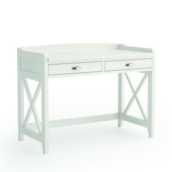 Estila Elegantný moderný kancelársky stolík Verona z masívu s dvomi zásuvkami 110cm obrázok