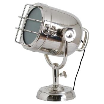 Estila Industriálna stolná lampa Spotlight nikel obrázok