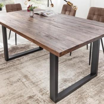 Estila Industriálny jedálenský stôl Morgana z akáciového dreva 160cm obrázok