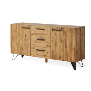 Estila Industriálny luxusný príborník Anselmo z masívneho dreva 160cm obrázok