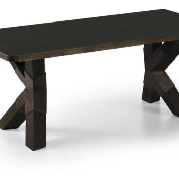 Estila Industriálny masívny konferenčný stolík M-Industrial 120cm obrázok