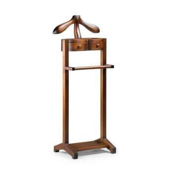 Estila Koloniálny masívny nemý sluha Flamingo z mahagónového dreva 122cm obrázok