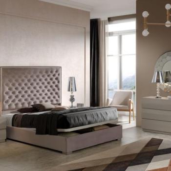 Estila Luxusná chesterfield manželská posteľ Melody s čalúnením a s úložným priestorom 150-180cm obrázok