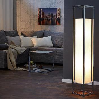 Estila Luxusná dizajnová stojaca lampa Agapune 120 cm biela obrázok