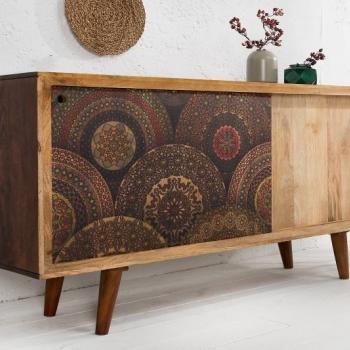 Estila Luxusná koloniálna komoda z masívu Wild Mango 160cm obrázok