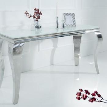 Estila Luxusná konzola Modern Barock 140cm biela obrázok