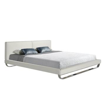 Estila Luxusná manželská posteľ Forma Moderna z eko-kože moderná biela 222cm obrázok