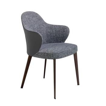 Estila Luxusná moderná jedálenská stolička Vita Naturale v sivej farbe 83cm obrázok