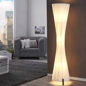 Estila Luxusná moderná stojaca lampa Helix L 160cm biela obrázok