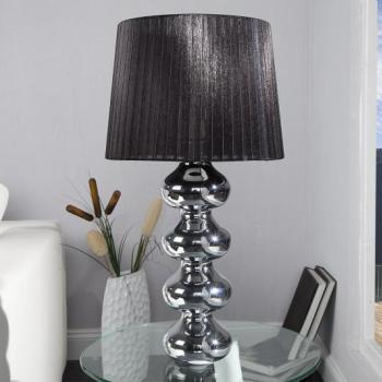 Estila Luxusná moderná stolná lampa Mia čierna obrázok