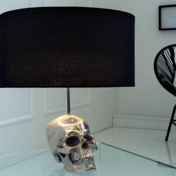 Estila Luxusná stolná lampa Lebka obrázok