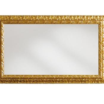 Estila Luxusné barokové zrkadlo Clasica s bohato zdobeným zlatým rámom obdĺžnikového tvaru 148cm obrázok