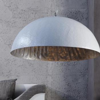 Estila Luxusné elegantné závesné svietidlo Glow bielo-strieborné 50cm obrázok