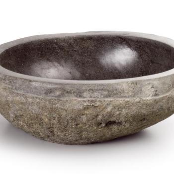 Estila Luxusné mramorové umývadlo okrúhle 45cm obrázok