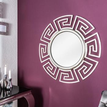 Estila Luxusné okrúhle zrkadlo Euphoria 85cm strieborné obrázok