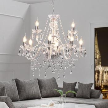 Estila Luxusný dizajnový luster Karat s deviatimi ramenami obrázok