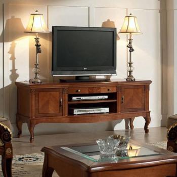 Estila Luxusný intarzovaný rustikálny TV stolík Castilla 150cm obrázok
