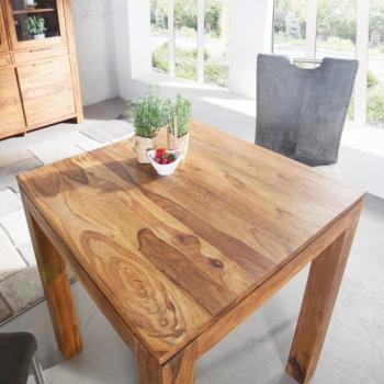Estila Luxusný kaviarenský stôl z masívu Massive 70cm obrázok