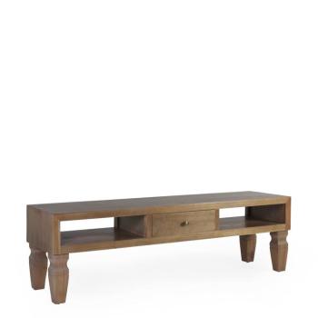 Estila Luxusný koloniálny TV stolík MADERA z masívu obrázok