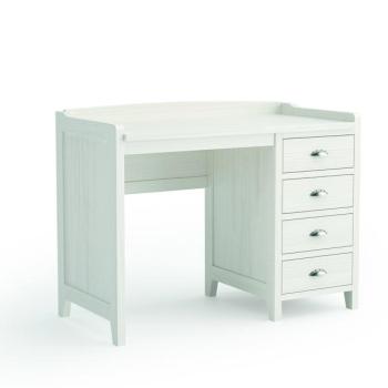 Estila Luxusný moderný kancelársky stolík Verona z masívneho dreva so štyrmi zásuvkami 110cm obrázok