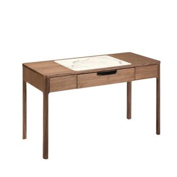 Estila Luxusný moderný písací stôl Vita Naturale s mramorovým detailom 120cm obrázok