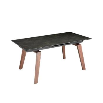 Estila Luxusný rozkladací jedálenský stôl Forma Moderna čierny mramor 180cm obrázok