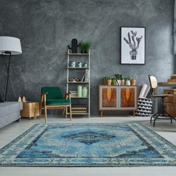 Estila Luxusný vintage koberec Levante 240x160cm modrý obrázok