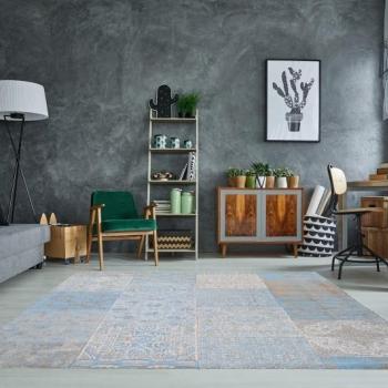 Estila Luxusný vintage koberec Levante II 240x160cm modrošedý obrázok